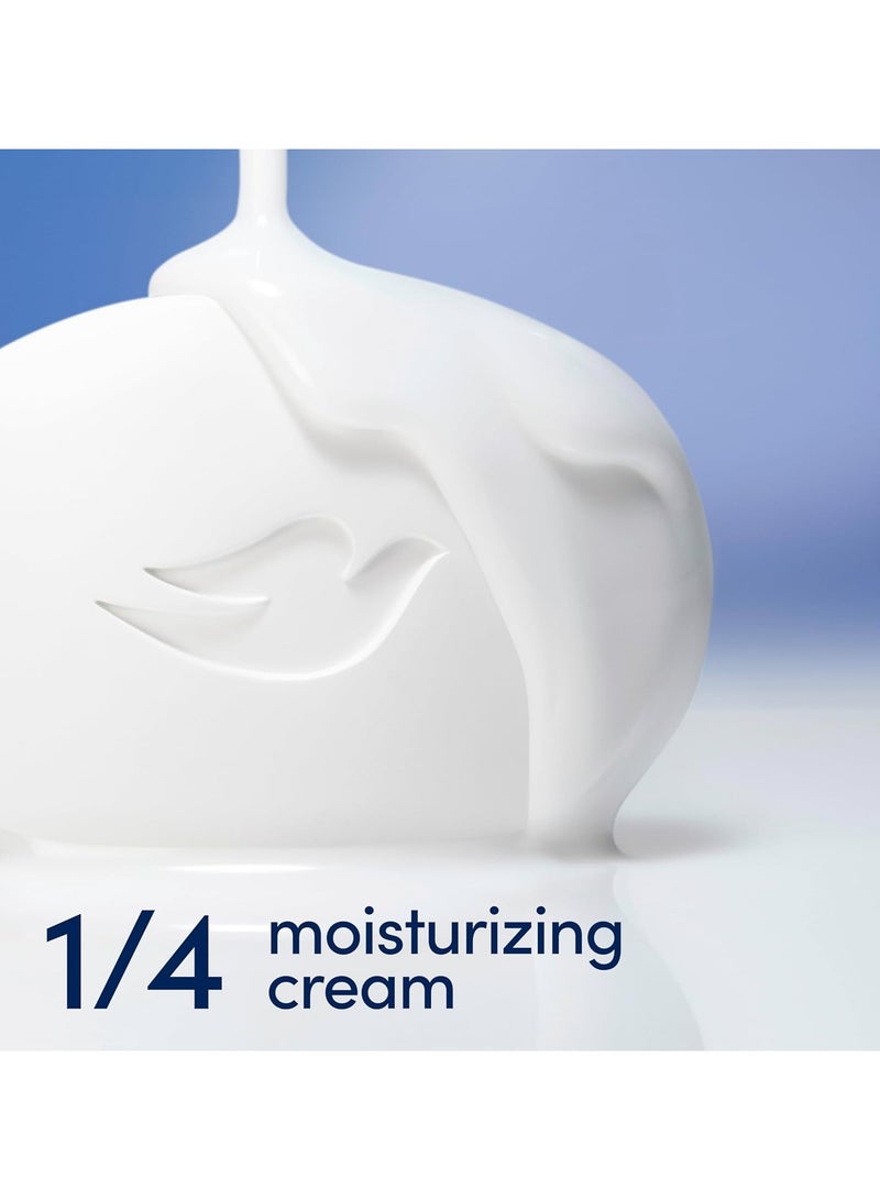 Dove 3 Pack Dove Original Beauty Soap Bar Gentle Skin Cleanser Moisturizing for Gentle Soft Skin Care  Made With 1/4 Moisturizing Cream - Image 4